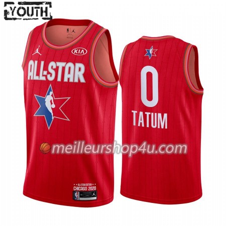 Maillot Basket Enfant Boston Celtics Jayson Tatum 0 2020 All-Star Jordan Brand Rouge Swingman